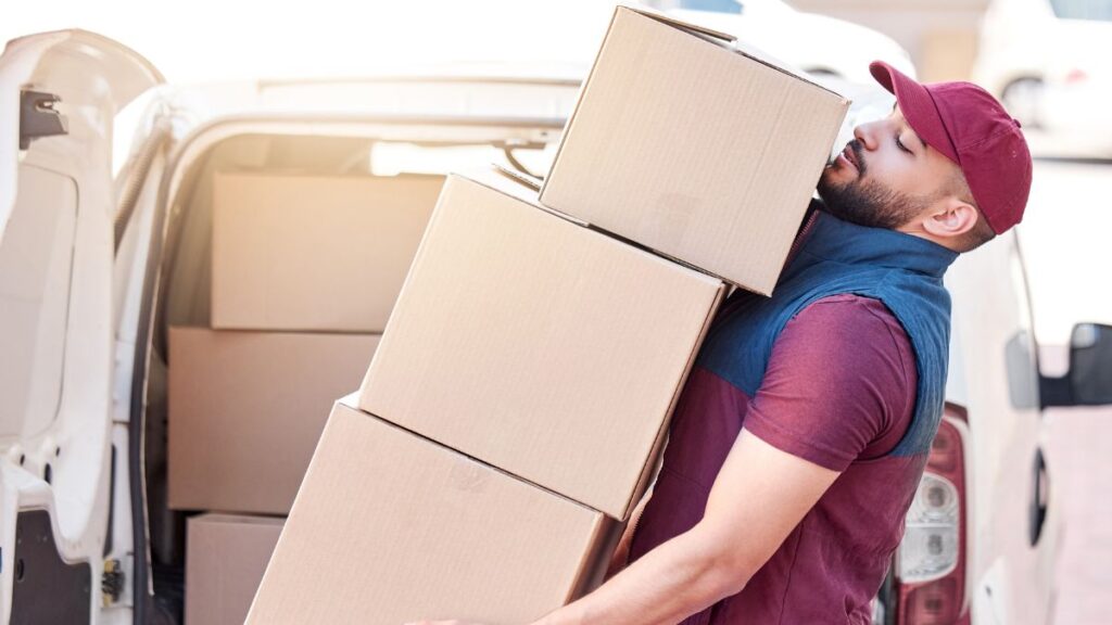 Professional movers and packers NJ loading boxes Jersey City movers handling home relocation