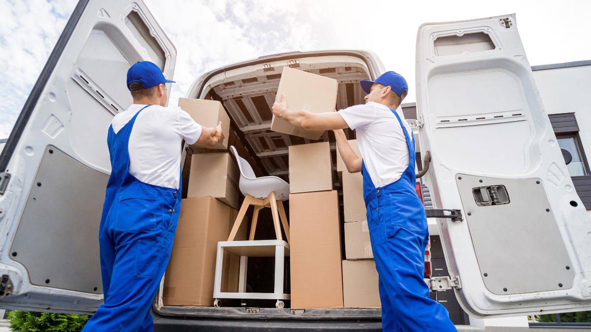 Professional movers and packers NJ using quality materials Top Jersey City movers packing office equipment Tera Moving expert packers wrapping fragile belongings